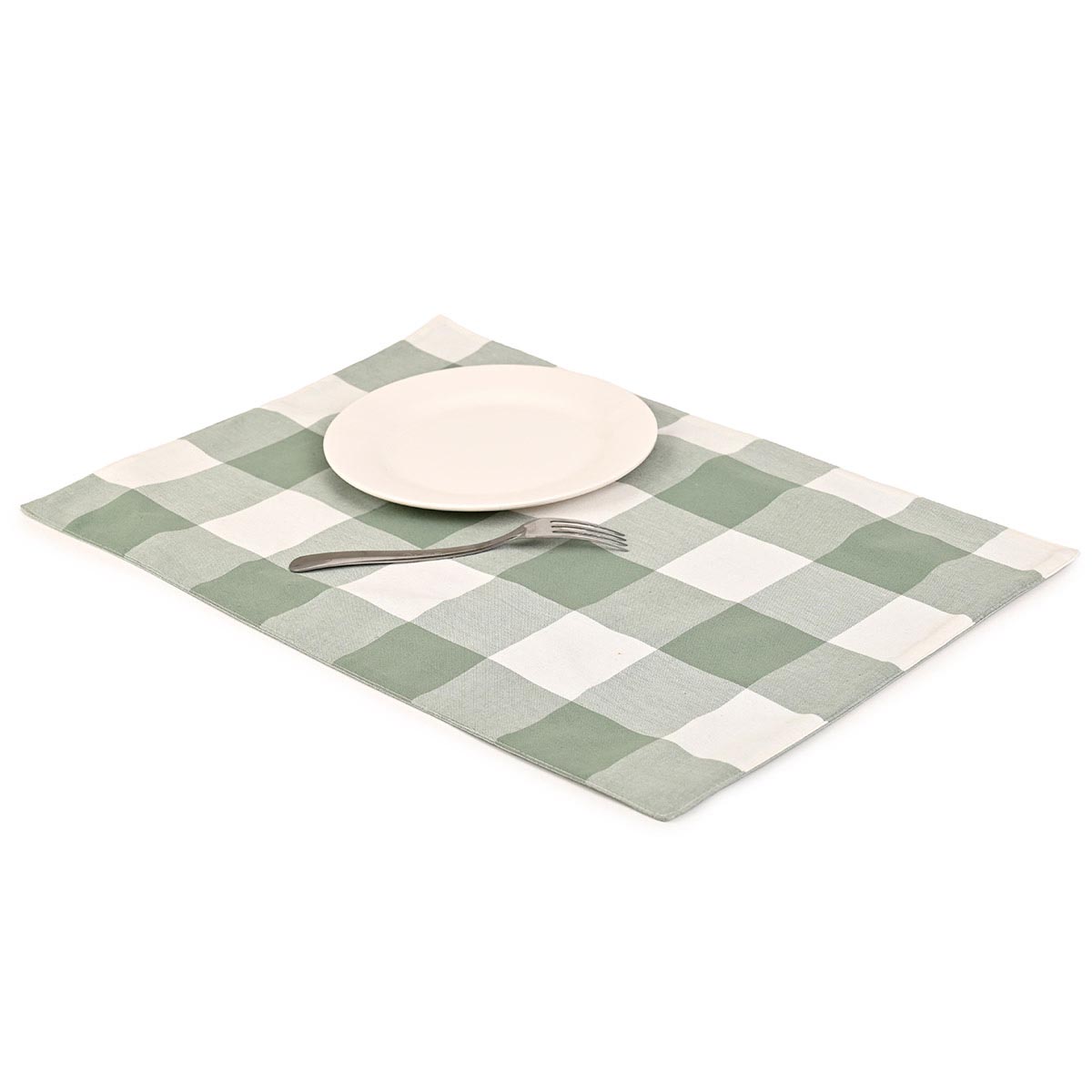 Set 4 Manteles Vintage Home Cuadro Olivo image number null
