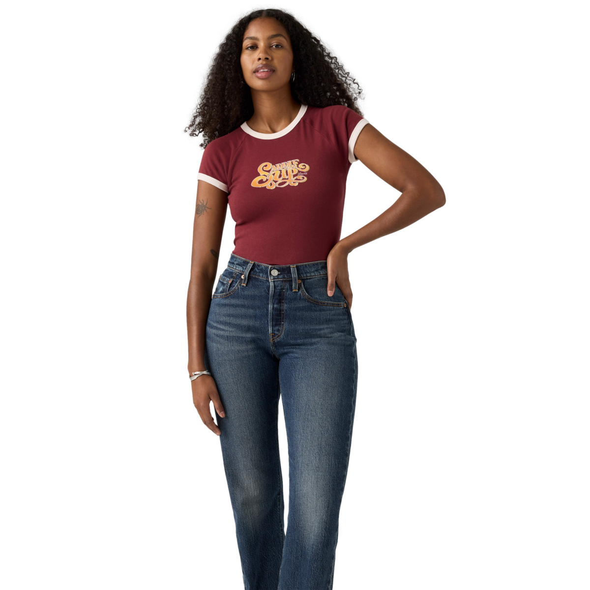Levi&rsquo;s&reg; Playera Gr Riley Raglan para Mujer image number null