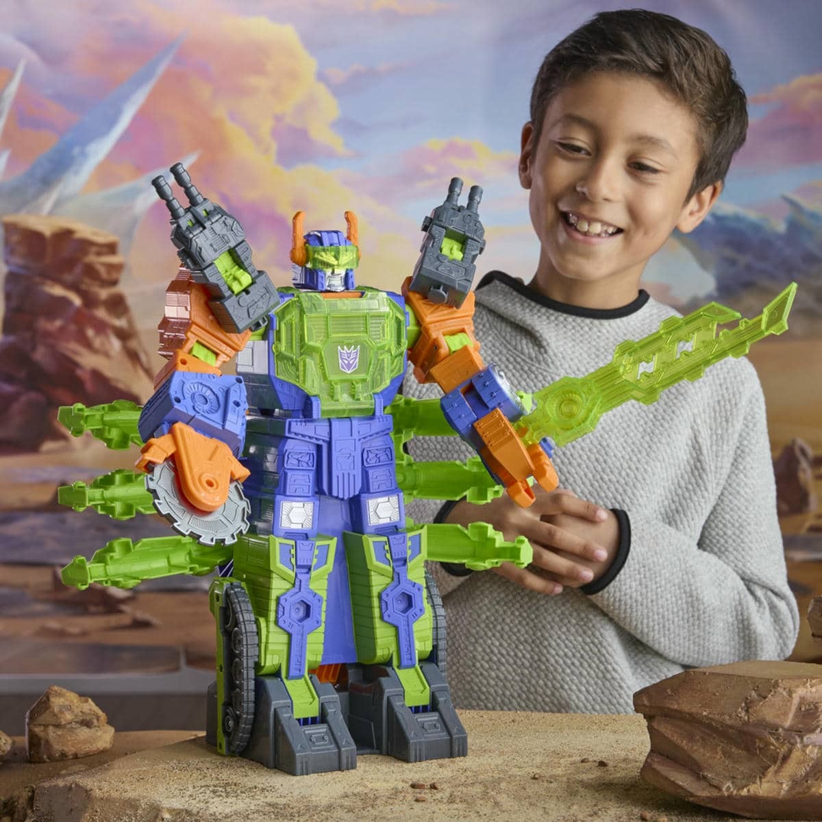 Transformers Figura De Acci&oacute;n Cyberworld Scorponok image number null