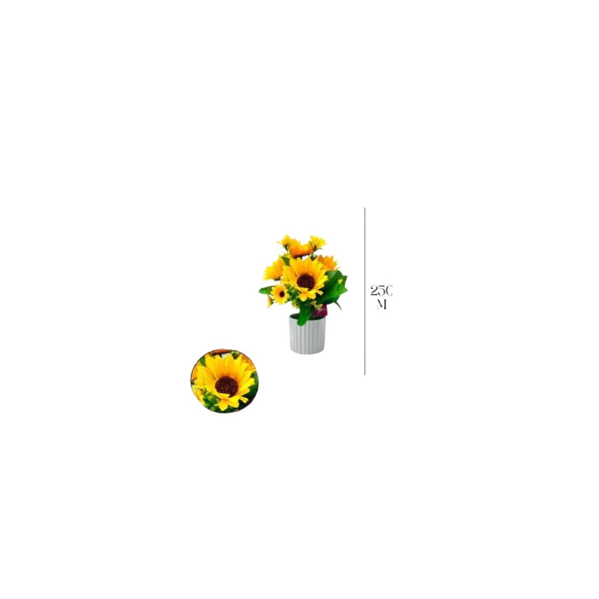 Maceta Mini Girasol  Shuang Zhi image number null