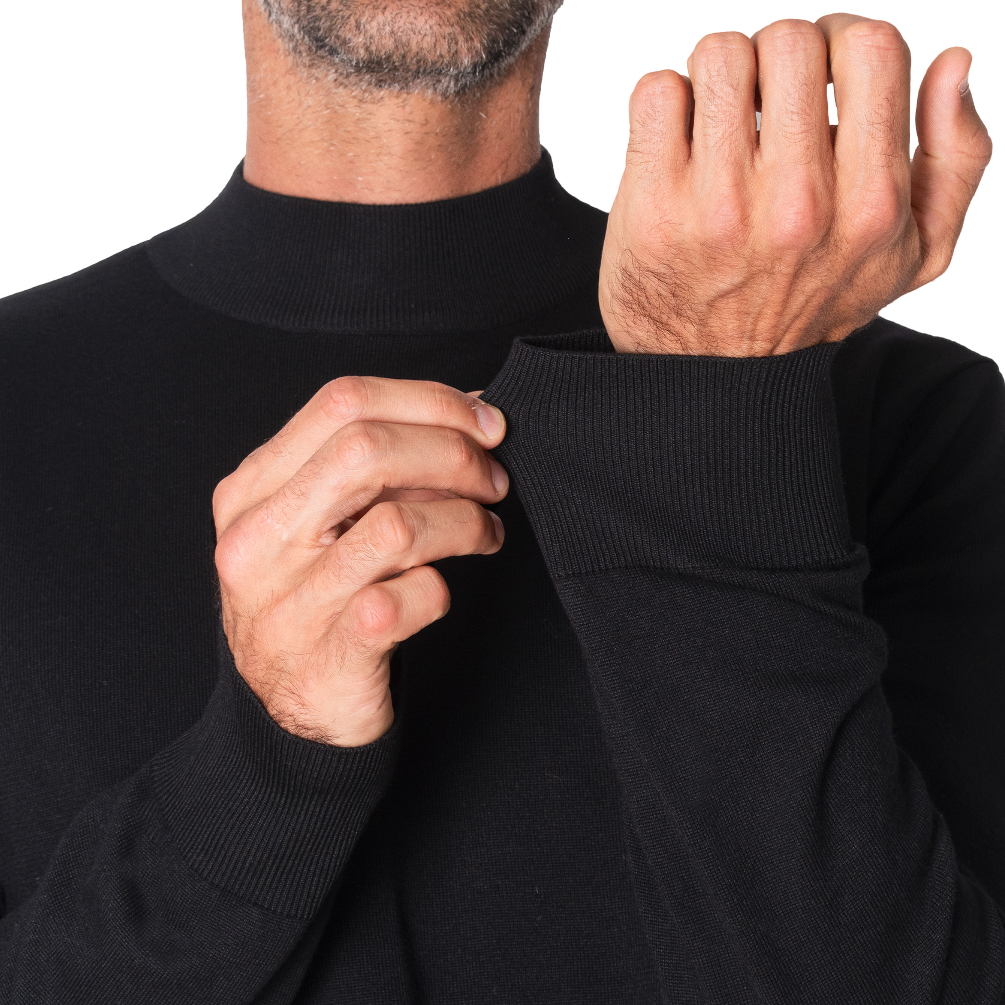 Su&eacute;ter Cuello Mock Generra Regular Fit para Hombre image number null