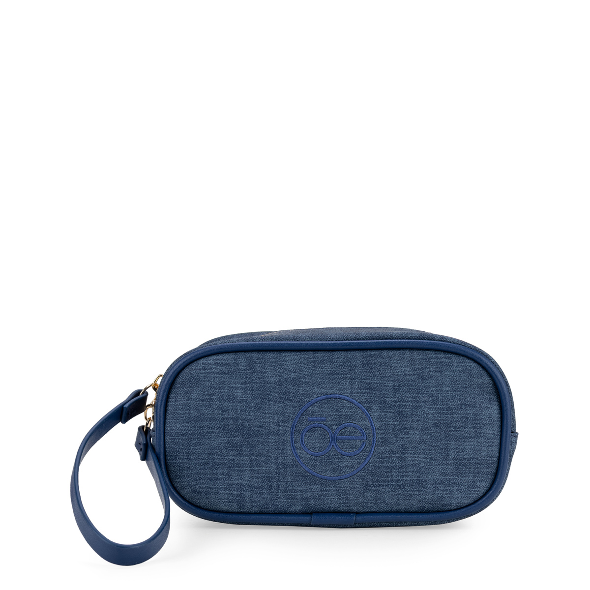 Cosmetiquera Cierre Sencillo Cloe Azul para Mujer image number null