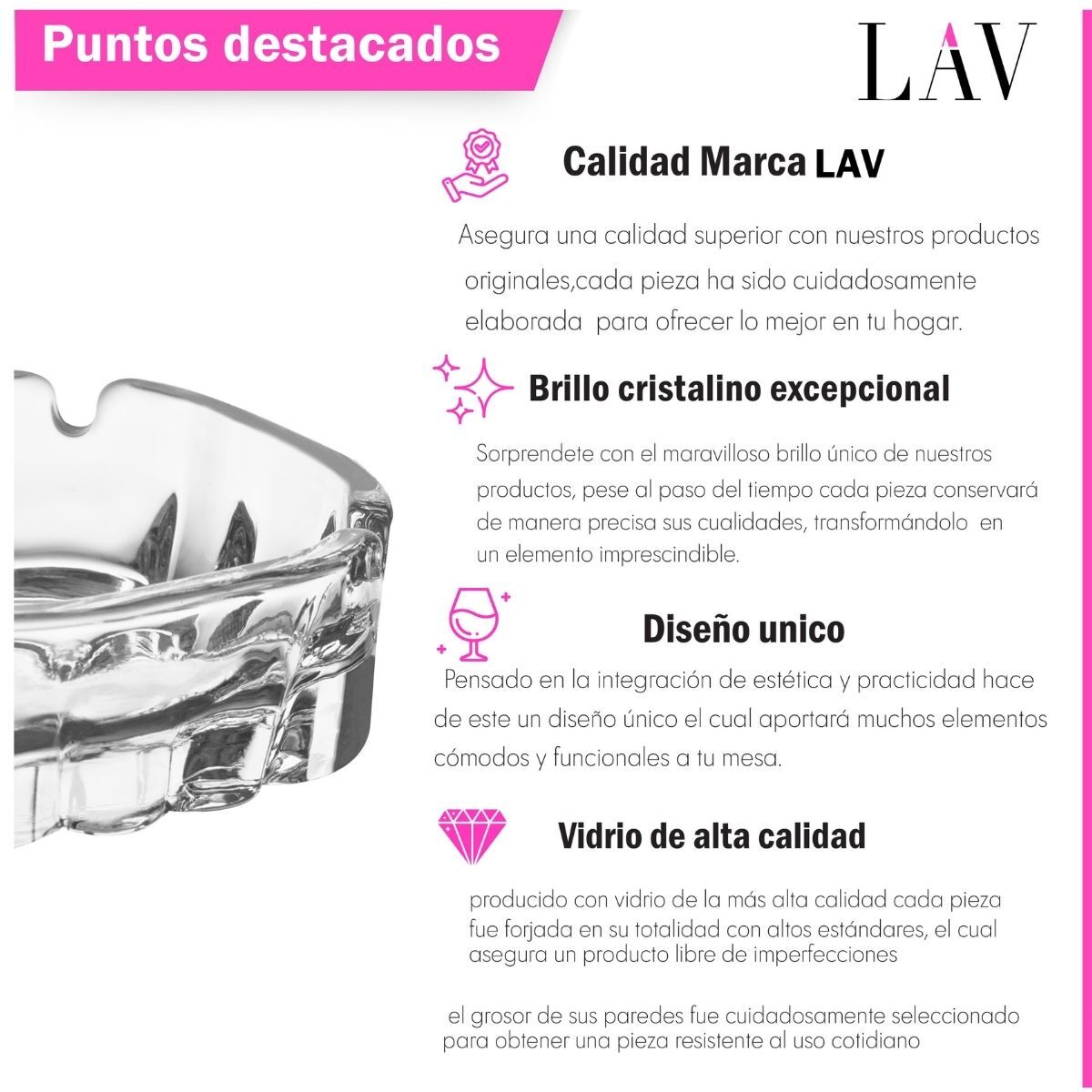 Cenicero Lav Karina image number null