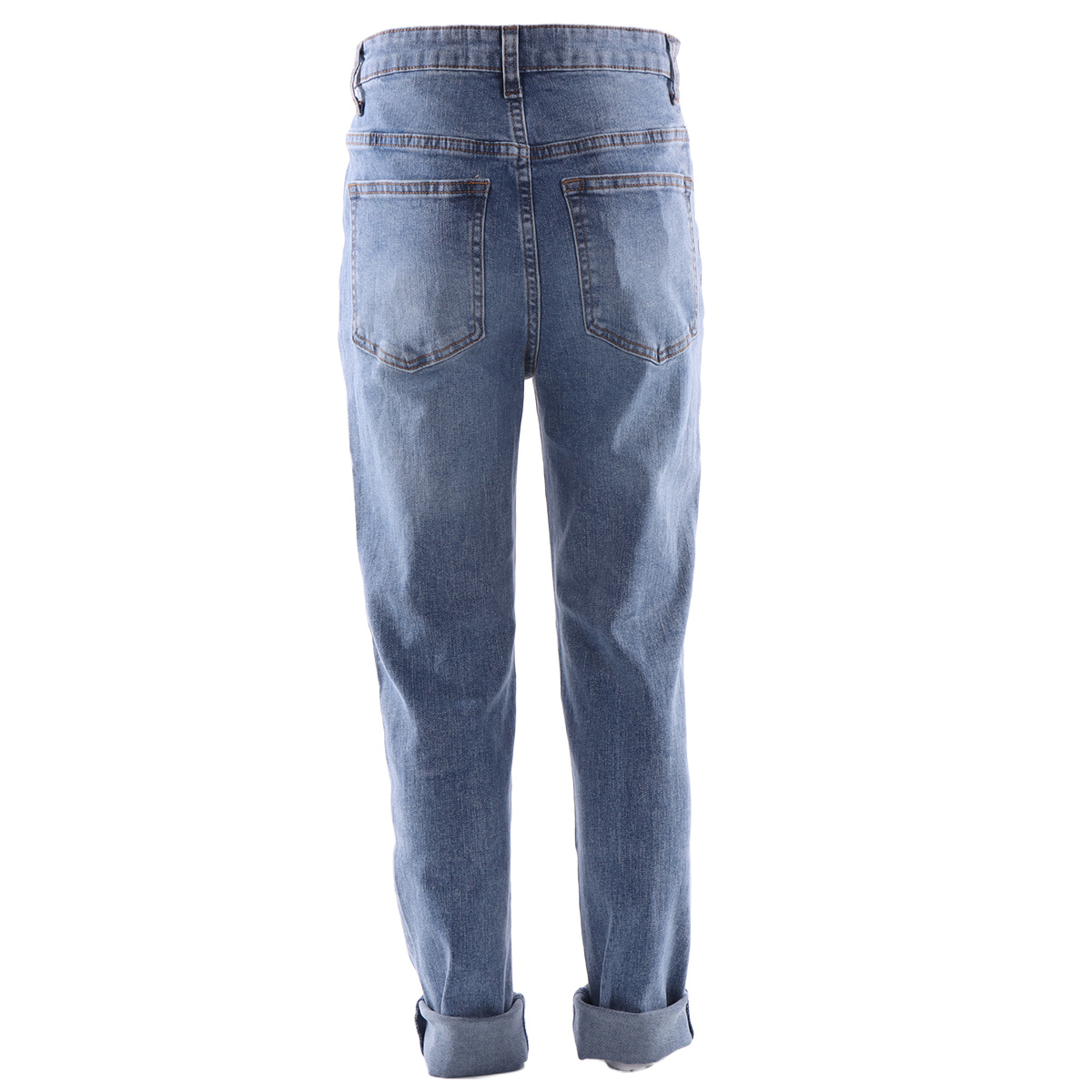 Jeans Azul Corte Recto Mezclilla Fukka para Ni&ntilde;o image number null