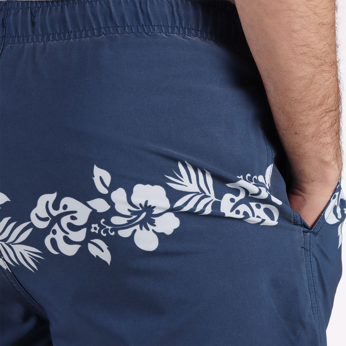Traje de Ba&ntilde;o Short Estampado Tropical Fukka para Hombre image number null